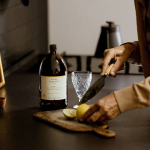 Daily Organics Lemon & Ginger Kombucha. Matakana New Zealand.