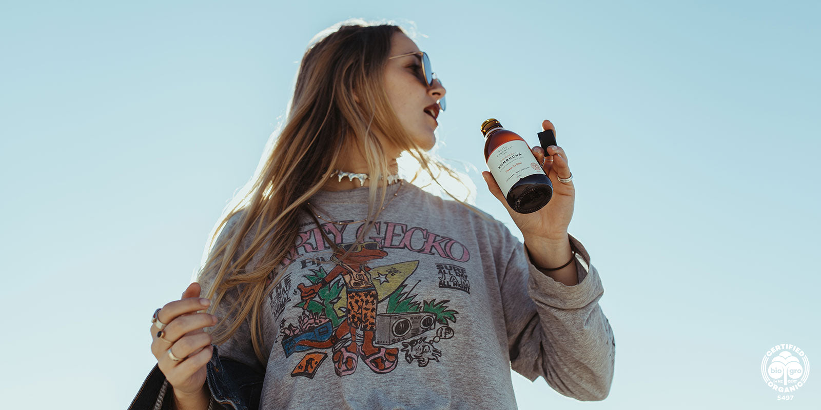 Daily Organics Kombucha. Matakana New Zealand