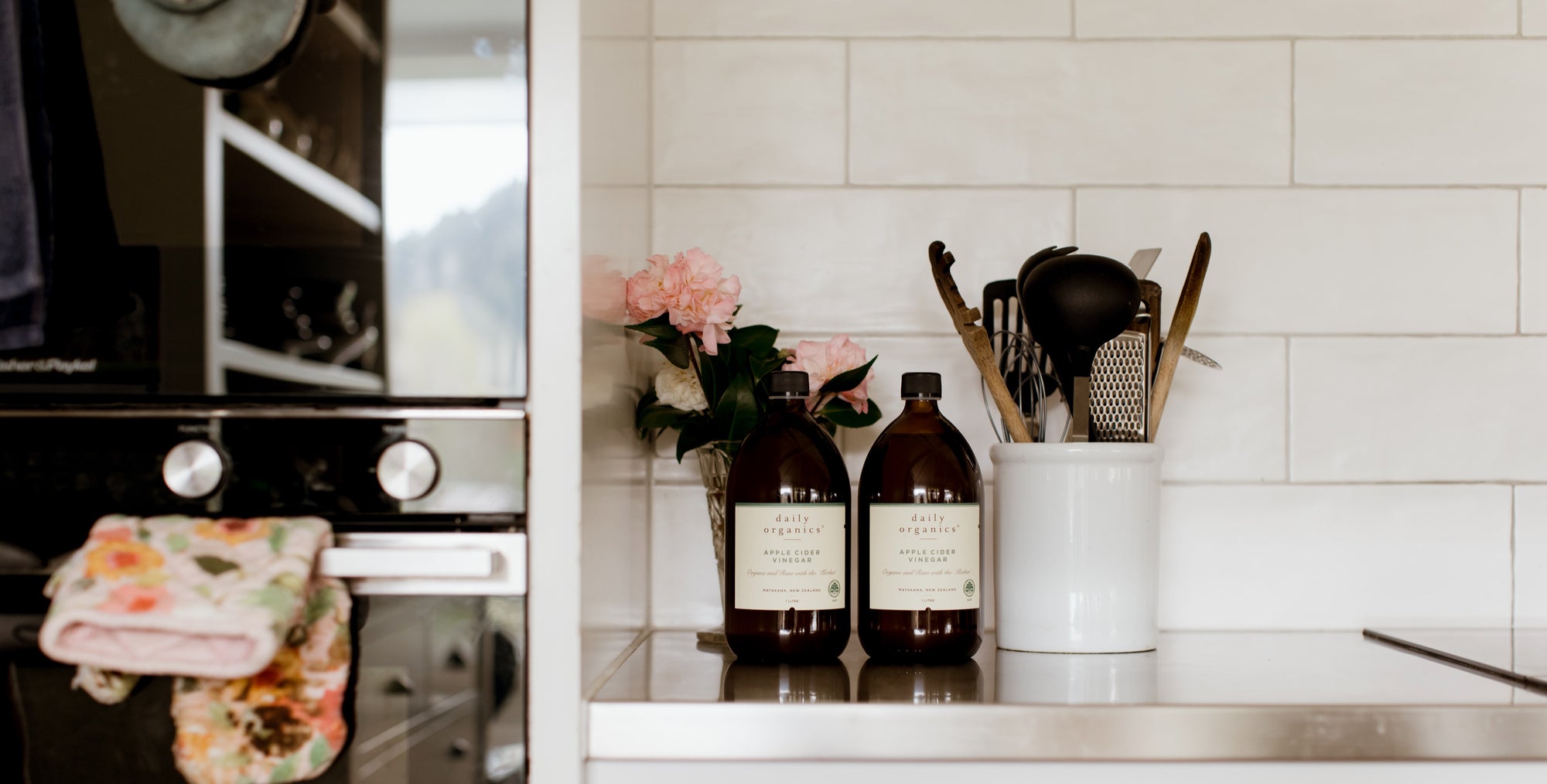 Daily Organics Apple Cider Vinegar with the mother in every bottle. Matakana New Zealand