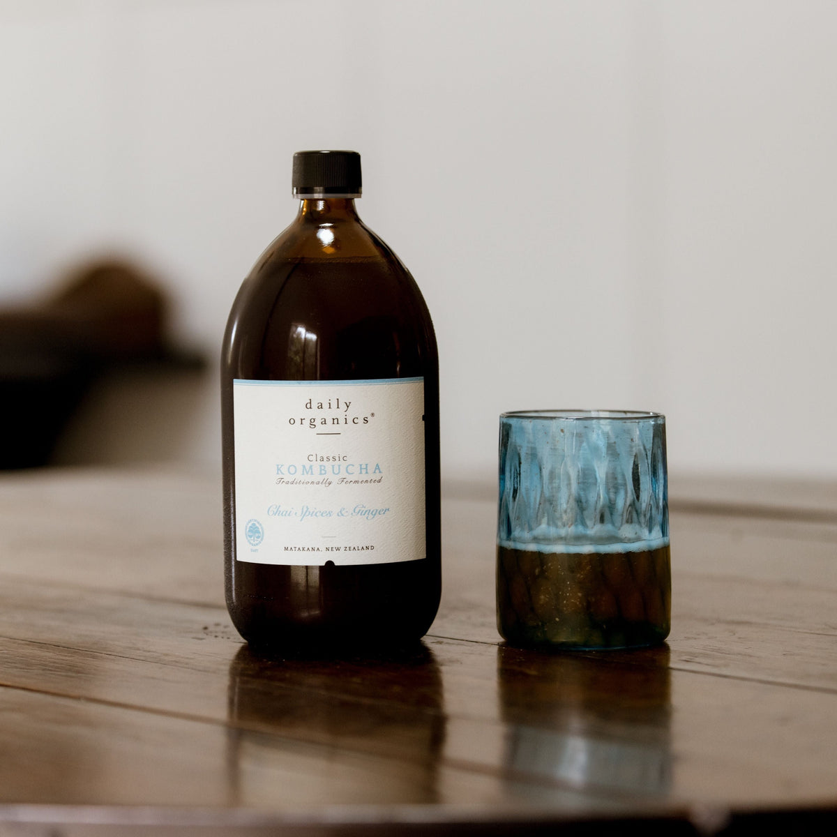 Daily Organics Chai Spice &amp; Ginger kombucha 